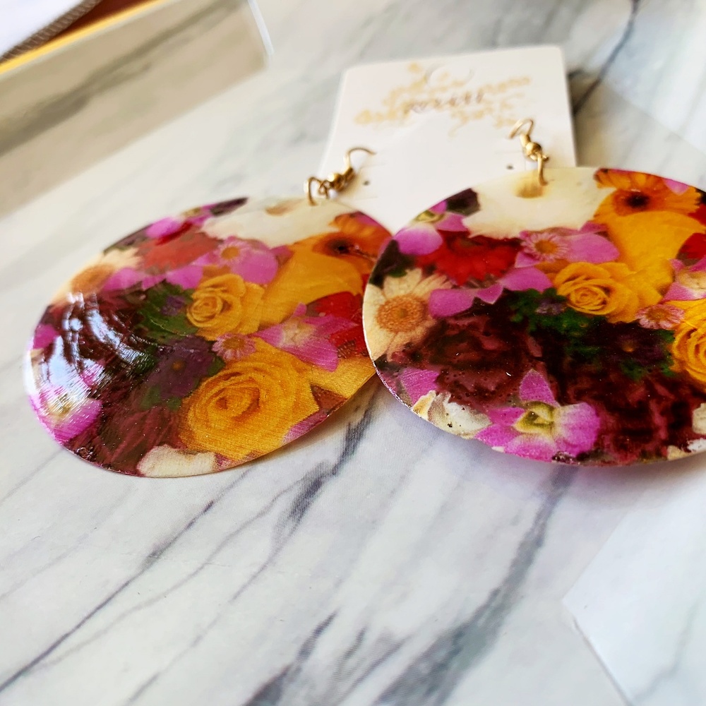 New ROMA Stunning boho vintage oversize earrings